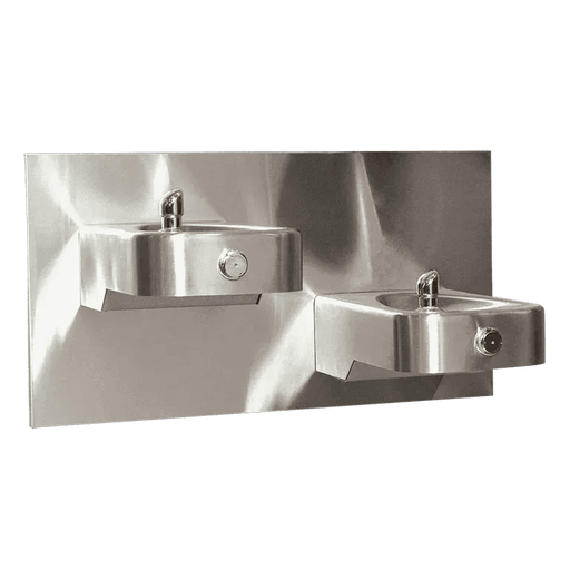 Haws 1117 Hi-Lo ADA Vandal-Resistant Dual Drinking Fountain - The Fountain Direct