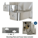 Haws 1119FRB ADA Outdoor Freeze-Resistant Vandal-Resistant Dual Drinking Fountain - The Fountain Direct