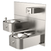 Haws 1119FRP ADA Outdoor Freeze-Resistant Vandal-Resistant Dual Drinking Fountain and Bottle Filler - The Fountain Direct
