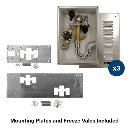Haws 1119FRP ADA Outdoor Freeze-Resistant Vandal-Resistant Dual Drinking Fountain and Bottle Filler - The Fountain Direct