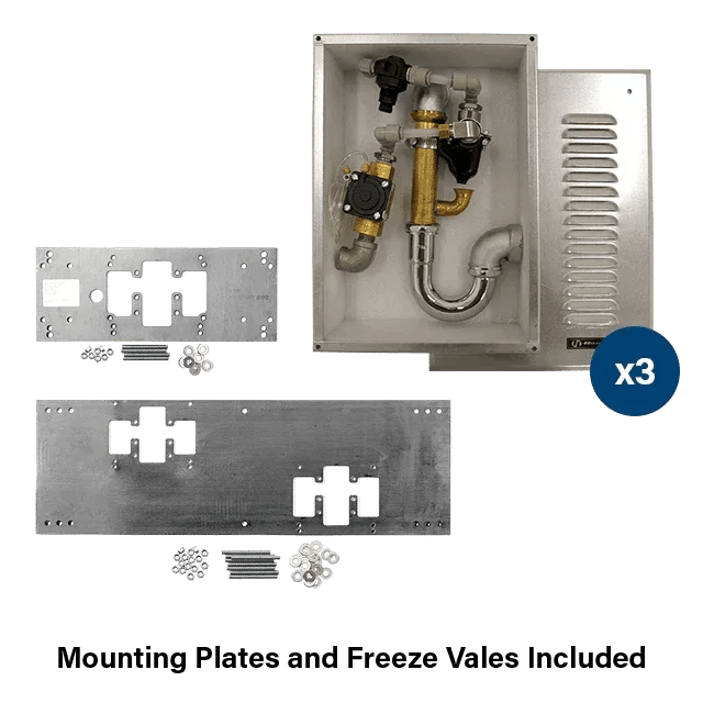 Haws 1119FRP ADA Outdoor Freeze-Resistant Vandal-Resistant Dual Drinking Fountain and Bottle Filler - The Fountain Direct