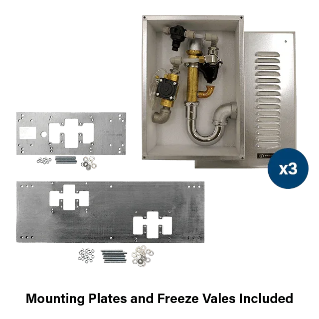 Haws 1119FRP ADA Outdoor Freeze-Resistant Vandal-Resistant Dual Drinking Fountain and Bottle Filler - The Fountain Direct 