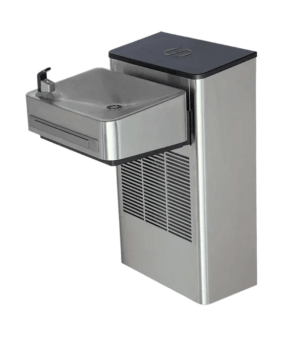 Haws 1201SF ADA Compliant Filtered Water Cooler – Stainless Steel, Wall-Mounted - The Fountain Direct