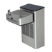 Haws 1201SFH ADA Compliant Motion-Activated Filtered Water Cooler – Stainless Steel - The Fountain Direct
