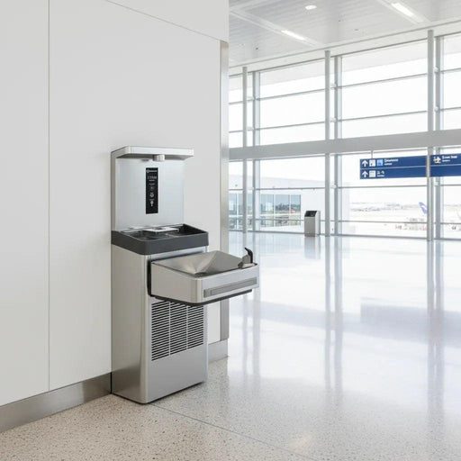 Haws 1211S Wall Mount Indoor ADA Water Cooler with Bottle Filler - The Fountain Direct