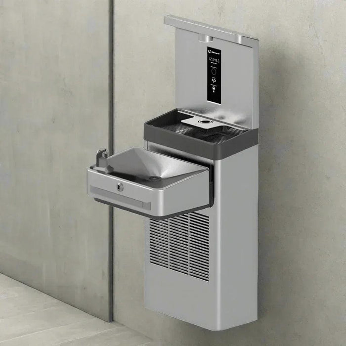 Haws 1211SH Wall Mount Indoor ADA Motion Activated Water Cooler and Bottle Filler - The Fountain Direct