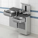 Haws 1212SF Wall Mount Hi-Lo Indoor ADA Filtered Water Cooler with Bottle Filler - The Fountain Direct