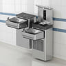 Haws 1212SF Wall Mount Hi-Lo Indoor ADA Filtered Water Cooler with Bottle Filler - The Fountain Direct