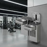 Haws 1212S Wall Mount Hi-Lo Indoor ADA Water Cooler with Bottle Filler - The Fountain Direct