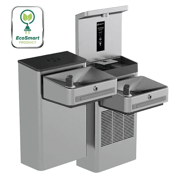 Haws 1212SH Wall Mount Hi-Lo ADA Motion Activated Water Cooler and Bottle Filler - The Fountain Direct