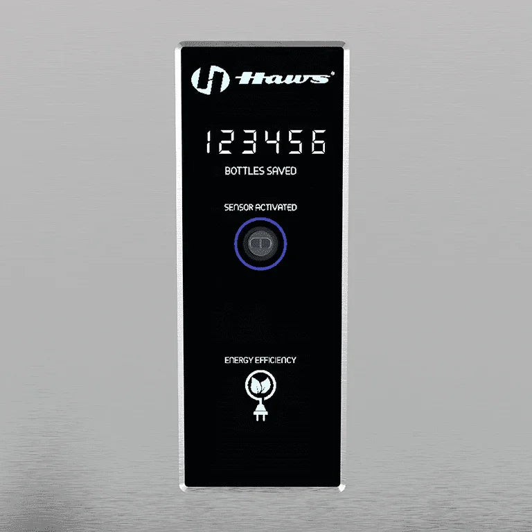 Haws 1212S Wall Mount Hi-Lo Indoor ADA Water Cooler with Bottle Filler - The Fountain Direct 