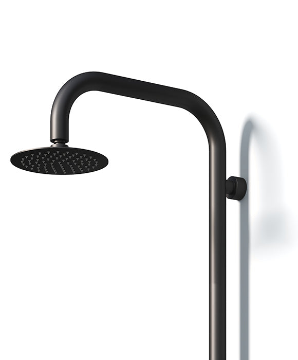 Rainware Collaroy 9009 Compact Wall-Mounted Outdoor Shower with Overhead & Hand Wand – Hot & Cold