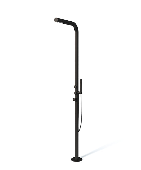 Rainware Avoca 9016 Minimalist Freestanding Outdoor Shower with Handheld Wand – Hot & Cold
