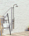 Rainware Collaroy 9009 Compact Wall-Mounted Outdoor Shower with Overhead & Hand Wand – Hot & Cold