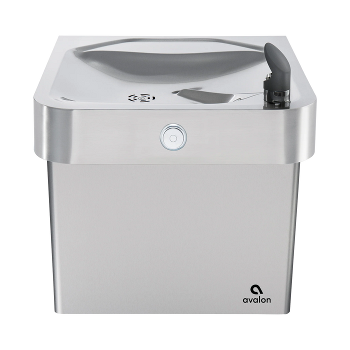 Avalon A51-OFNC ADA Wall-Mounted Stainless Steel Drinking Fountain with Built-In Drain – Front Push Button