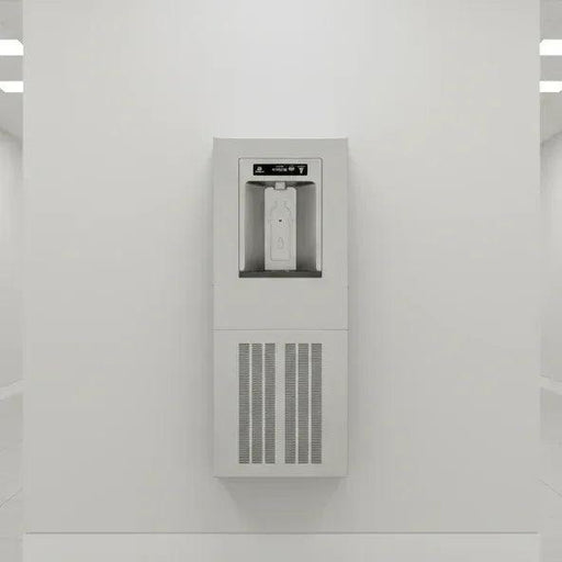 Haws 2000HSA.8 RIVIVE™ – ADA Chilled Recessed Bottle Filler, Vandal-Resistant, Filtered - The Fountain Direct