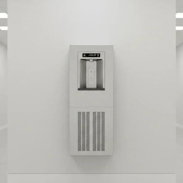 Haws 2000HSA.8 RIVIVE™ – ADA Chilled Recessed Bottle Filler, Vandal-Resistant, Filtered - The Fountain Direct