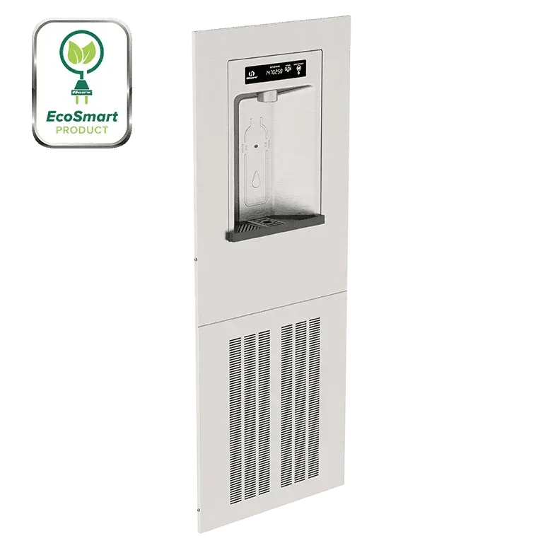 Haws 2000HSA.8 RIVIVE™ – ADA Chilled Recessed Bottle Filler, Vandal-Resistant, Filtered - The Fountain Direct