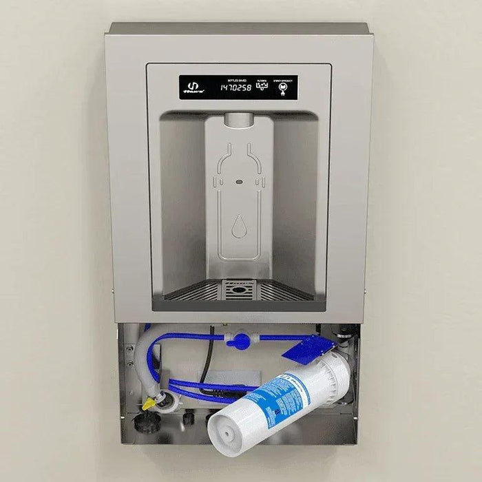 Haws 2000HSSM RIVIVE™ – ADA Surface-Mounted Bottle Filling Station, Vandal-Resistant - The Fountain Direct