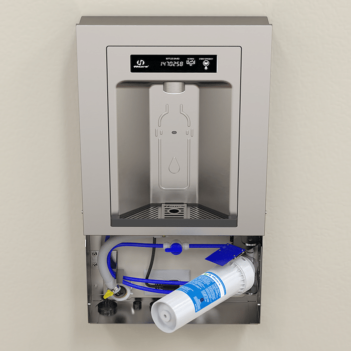 Haws 2000HSSM RIVIVE™ – ADA Surface-Mounted Bottle Filling Station, Vandal-Resistant