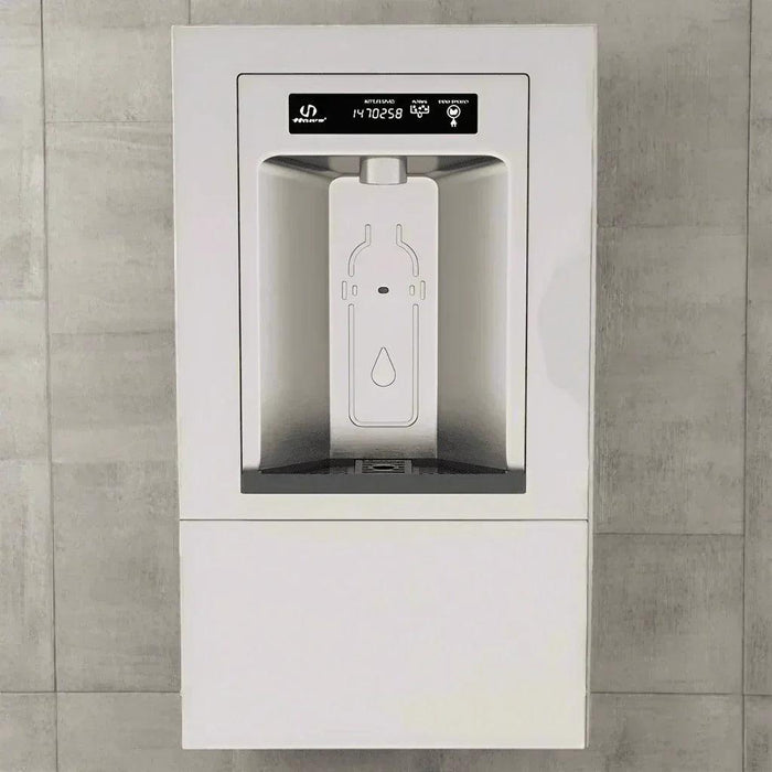 Haws 2000HS RIVIVE™ Hydration Station – ADA Recessed Bottle Filler, Filtered, Touchless - The Fountain Direct