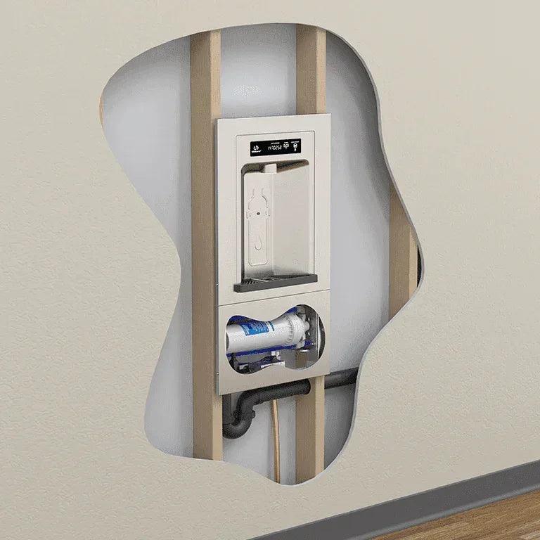 Haws 2000HS RIVIVE™ Hydration Station – ADA Recessed Bottle Filler, Filtered, Touchless - The Fountain Direct