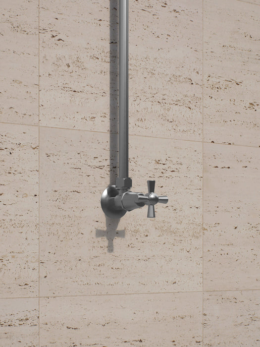 Rainware Bribie 2001 Cold Water Outdoor Shower – Polished 316 Stainless Steel Shepherd's Hook