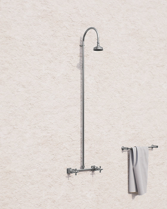 Rainware Bribie 2003 Hot & Cold Outdoor Shower – Slimline 316 Stainless Steel Column