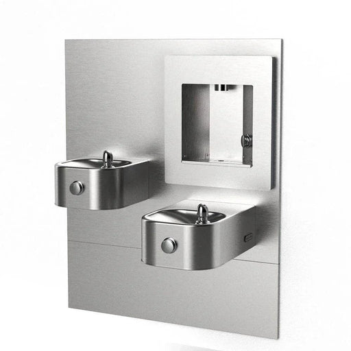 Elkay EZLMSN-EDFPVM217DK ezH2O® Mechanical Bottle Filling Station with Bi-Level Soft Sides® Fountain - The Fountain Direct