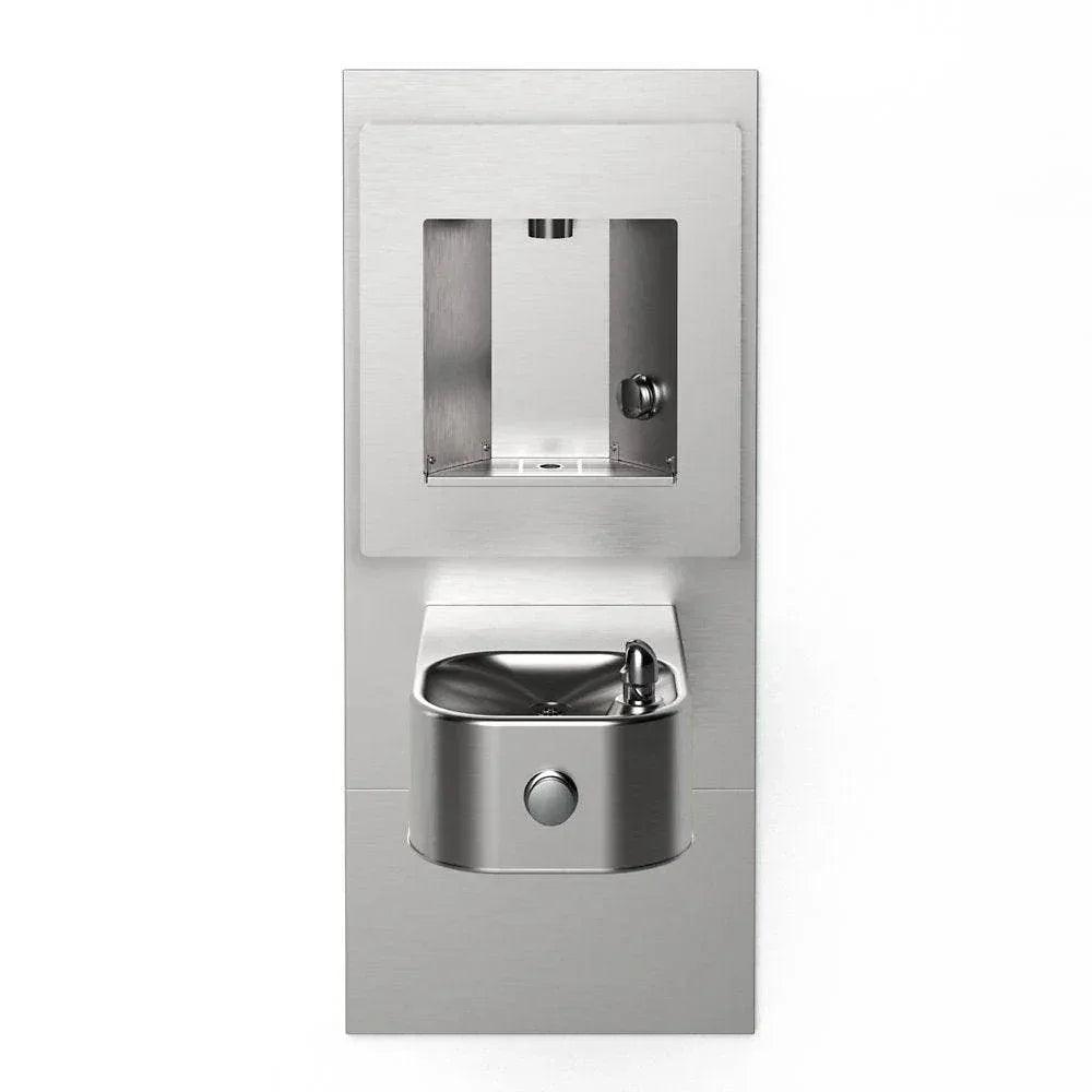 Elkay EZLMSN-EDFPVM214DK ezH2O® Mechanical Bottle Filling Station with Integral Soft Sides® Fountain - The Fountain Direct