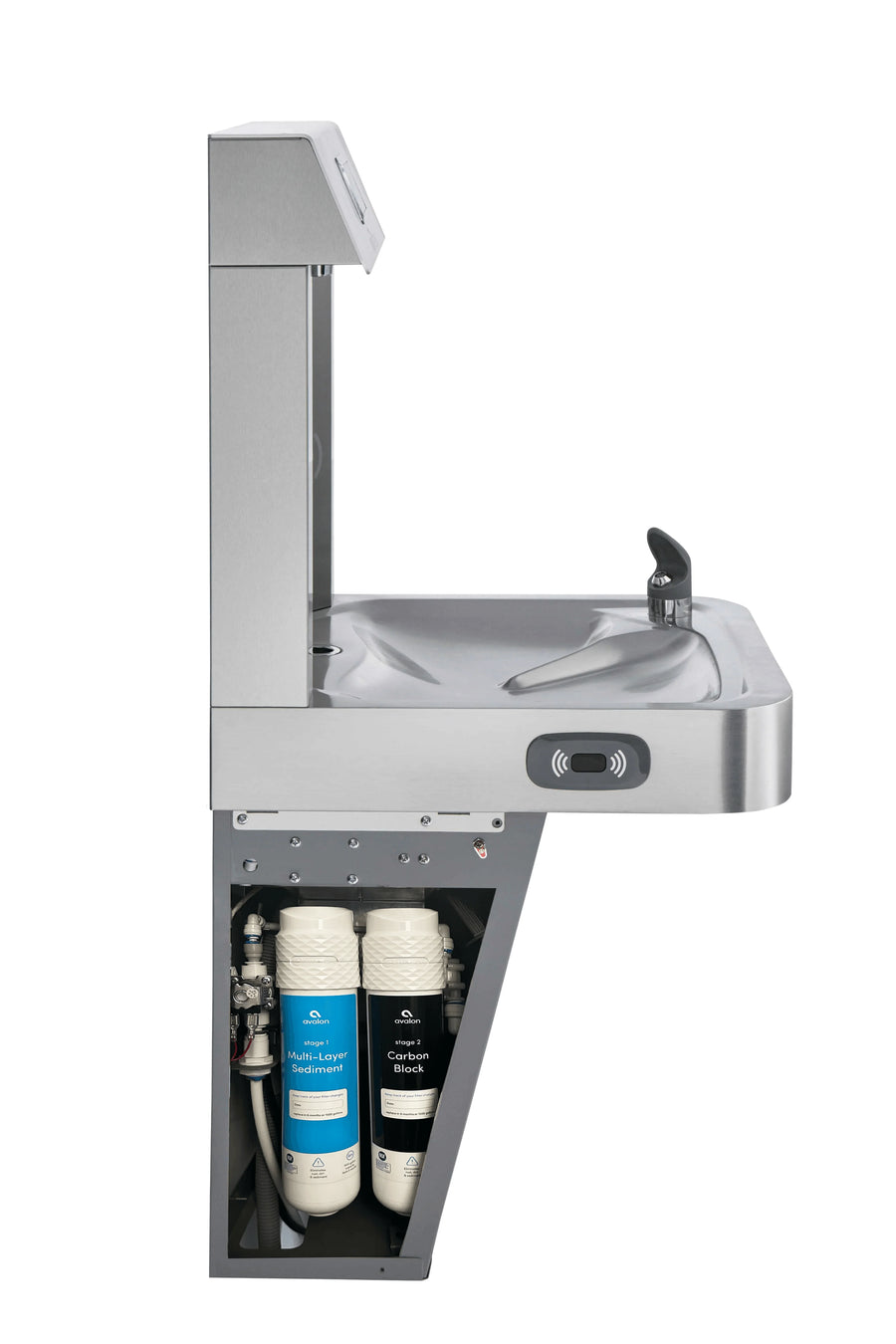 Avalon A51 Wall-Mounted Water Fountain & Bottle Filler with Chiller – Cold Water & NSF Certified Filtration - The Fountain Direct 