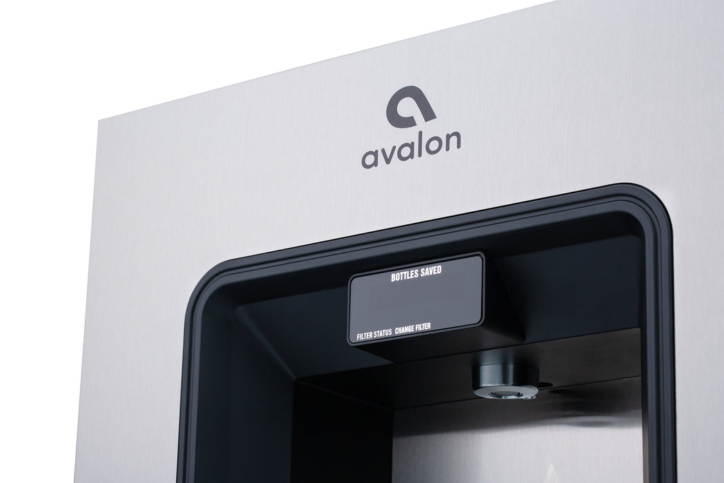 Avalon A50-SB Wall-Mounted Bottle Filler – WiFi Enabled, Cool Water, and UV Sterilization (No refrigerated)