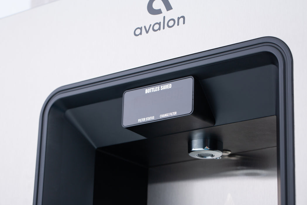 Avalon A50-SB Wall-Mounted Bottle Filler – WiFi Enabled, Cool Water, and UV Sterilization (No refrigerated)