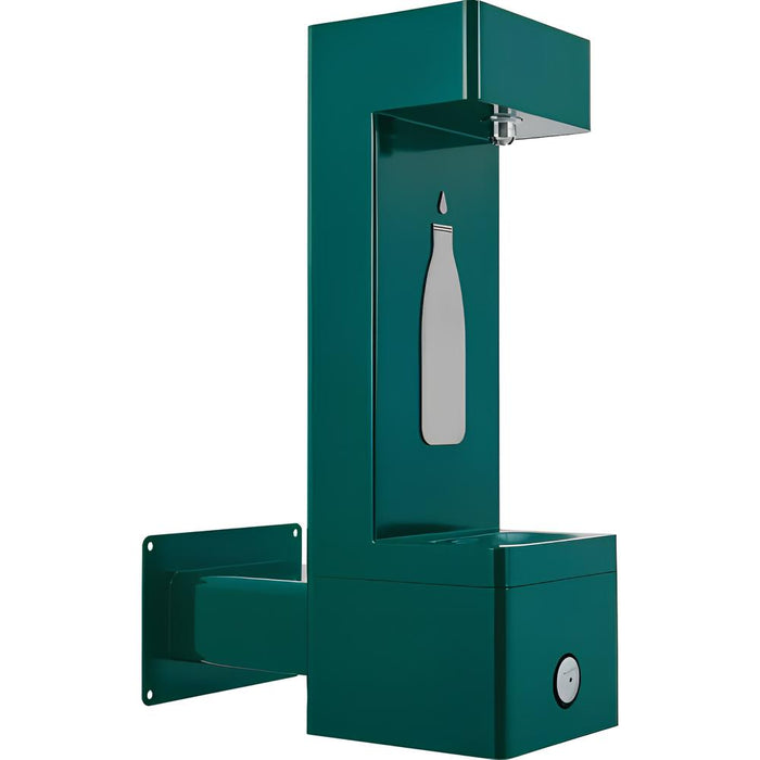 Global Industrial™ Outdoor Wall Mount Bottle Filling Station with Filter – 316 Stainless Steel, Vandal-Resistant, ADA Compliant, 3,600-Gallon PFAS Filtration – 270313F