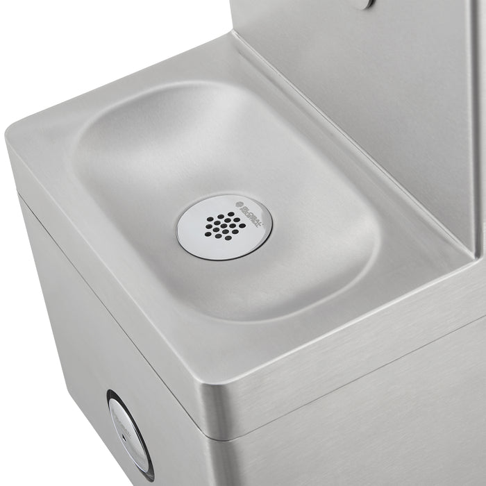 Global Industrial™ Outdoor Wall Mount Bottle Filling Station with Filter – 316 Stainless Steel, Vandal-Resistant, ADA Compliant, 3,600-Gallon PFAS Filtration – 270313F