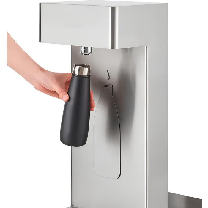 Global Industrial™ Outdoor Wall Mount Bottle Filling Station with Filter – 316 Stainless Steel, Vandal-Resistant, ADA Compliant, 3,600-Gallon PFAS Filtration – 270313F