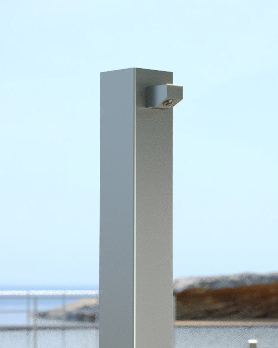 Rainware Beach Solo 5003 Commercial Outdoor Shower with Foot Wash – Vandal-Resistant Time-Flow