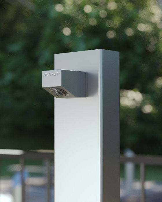 Rainware Beach Slim 5000 Entry Commercial Outdoor Shower – Time-Flow, 316 Marine Stainless