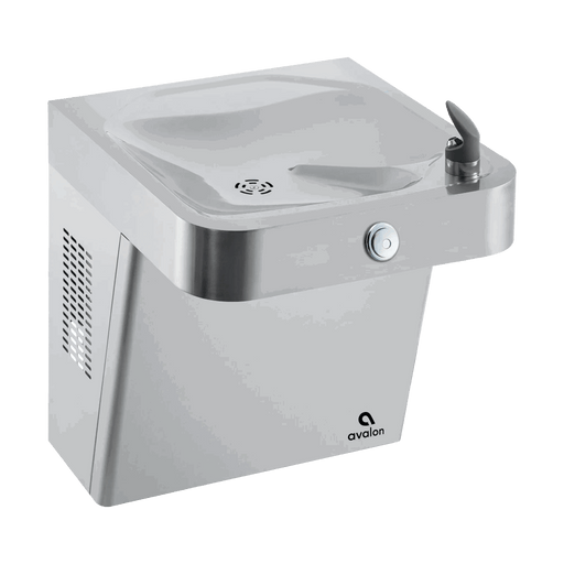 Avalon A51-OFNC ADA Wall-Mounted Stainless Steel Drinking Fountain with Built-In Drain – Front Push Button - The Fountain Direct