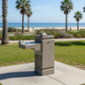 Haws 3150FR ADA Vandal-Resistant Freeze-Resistant Concrete Pedestal Drinking Fountain - The Fountain Direct