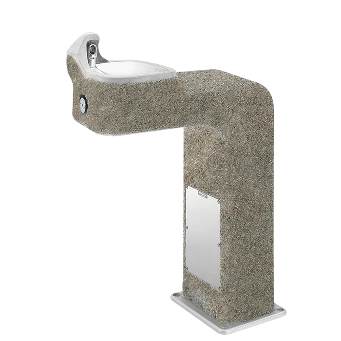 Haws 3177 ADA Outdoor Vandal-Resistant Concrete Pedestal Fountain – Heavy-Duty - The Fountain Direct 