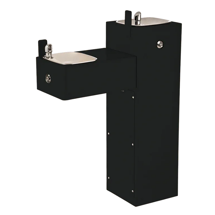 Haws 3300FR ADA Vandal-Resistant Outdoor Freeze-Resistant Pedestal Fountain - The Fountain Direct 