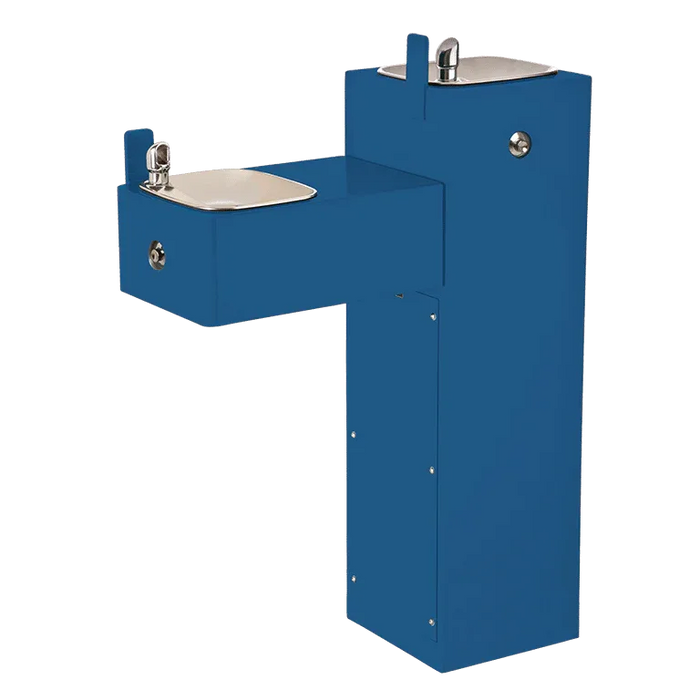 Haws 3300FR ADA Vandal-Resistant Outdoor Freeze-Resistant Pedestal Fountain - The Fountain Direct 