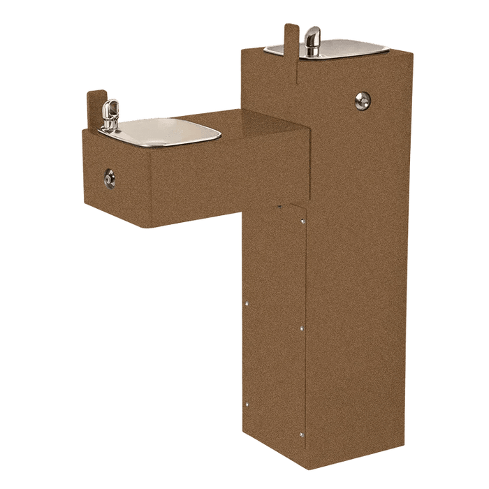 Haws 3300FR ADA Vandal-Resistant Outdoor Freeze-Resistant Pedestal Fountain - The Fountain Direct