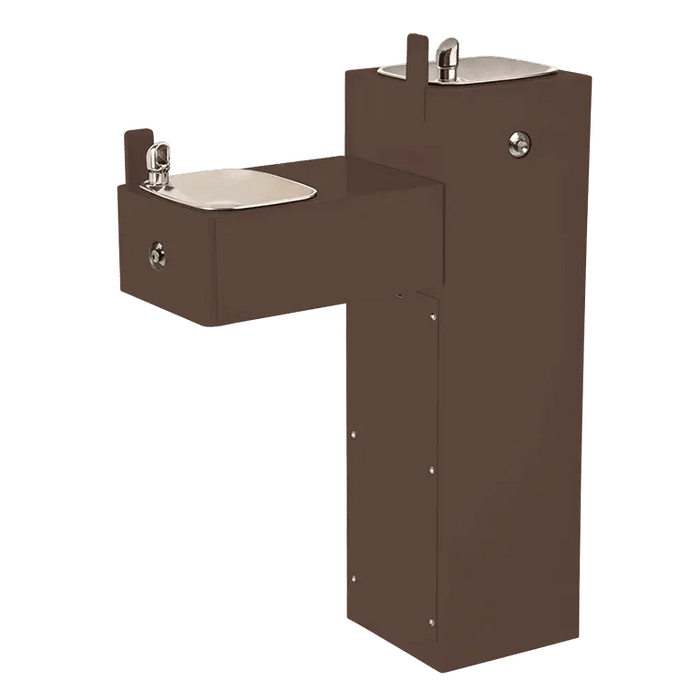 Haws 3300FR ADA Vandal-Resistant Outdoor Freeze-Resistant Pedestal Fountain - The Fountain Direct