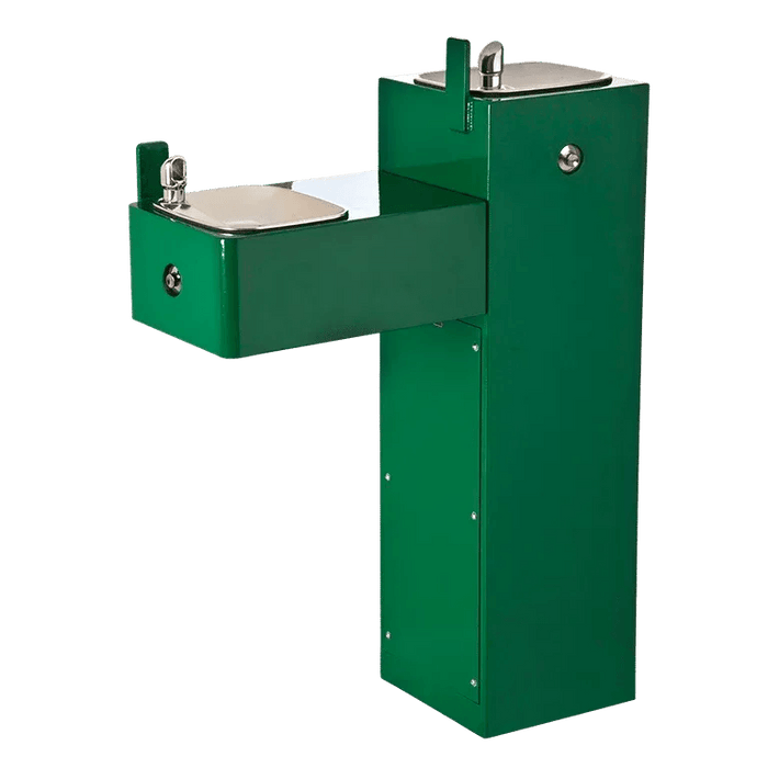 Haws 3300FR ADA Vandal-Resistant Outdoor Freeze-Resistant Pedestal Fountain - The Fountain Direct