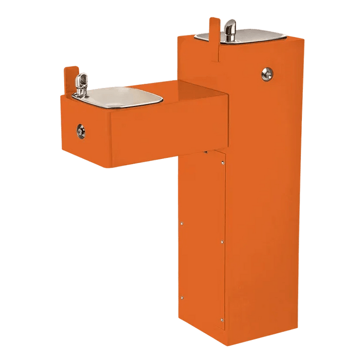 Haws 3300FR ADA Vandal-Resistant Outdoor Freeze-Resistant Pedestal Fountain - The Fountain Direct