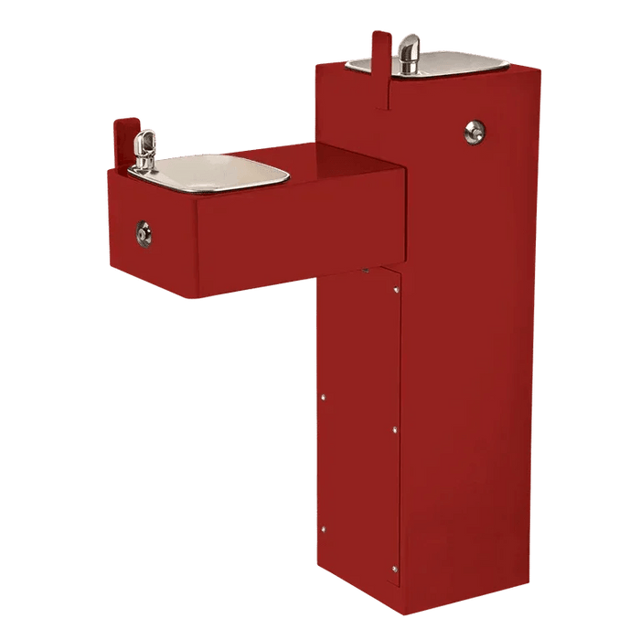 Haws 3300FR ADA Vandal-Resistant Outdoor Freeze-Resistant Pedestal Fountain - The Fountain Direct