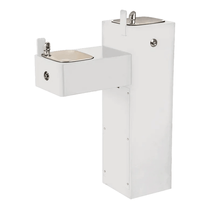 Haws 3300FR ADA Vandal-Resistant Outdoor Freeze-Resistant Pedestal Fountain - The Fountain Direct