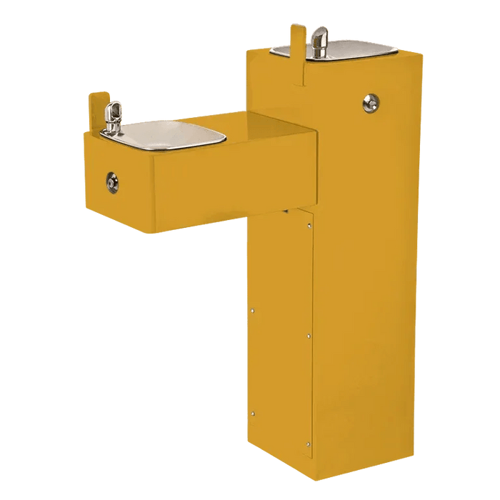 Haws 3300FR ADA Vandal-Resistant Outdoor Freeze-Resistant Pedestal Fountain - The Fountain Direct